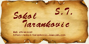 Sokol Taranković vizit kartica